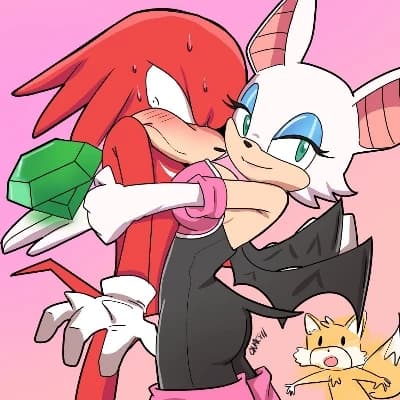 ⚫⚪ Rouge x knuckles 🔴🟢 thumbnail