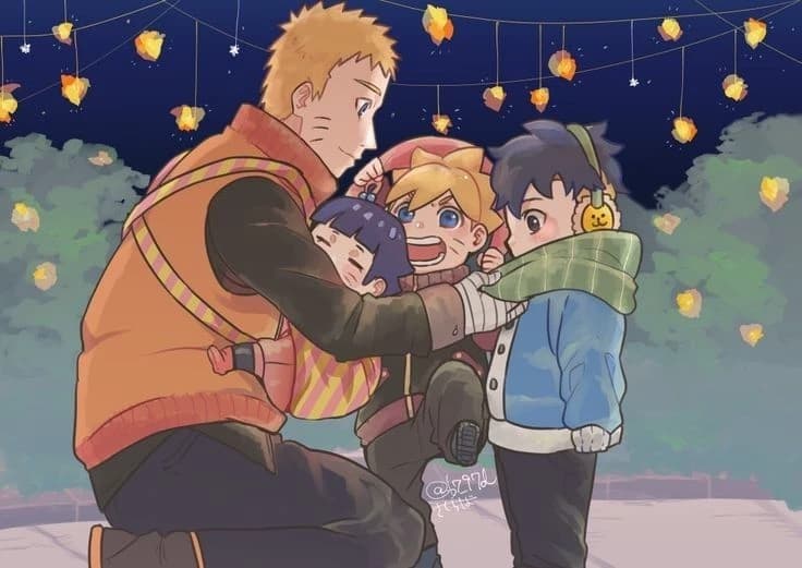 Uzumaki and Hyuuga Family and Sebastian thumbnail