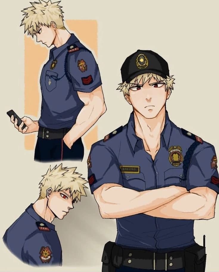 ░Police Officer ☆ Bakugou Katsuki⊹࣪ ˖ thumbnail
