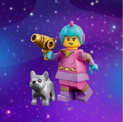 Retro Space Heroine from Lego series 26 thumbnail