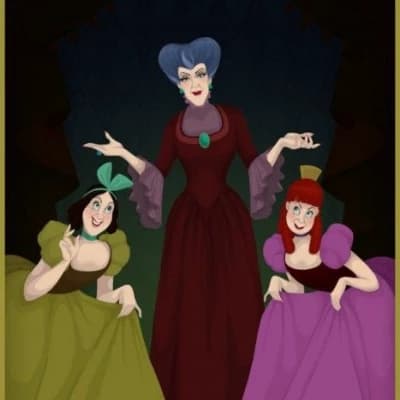 Lady Tremaine and her daughters thumbnail