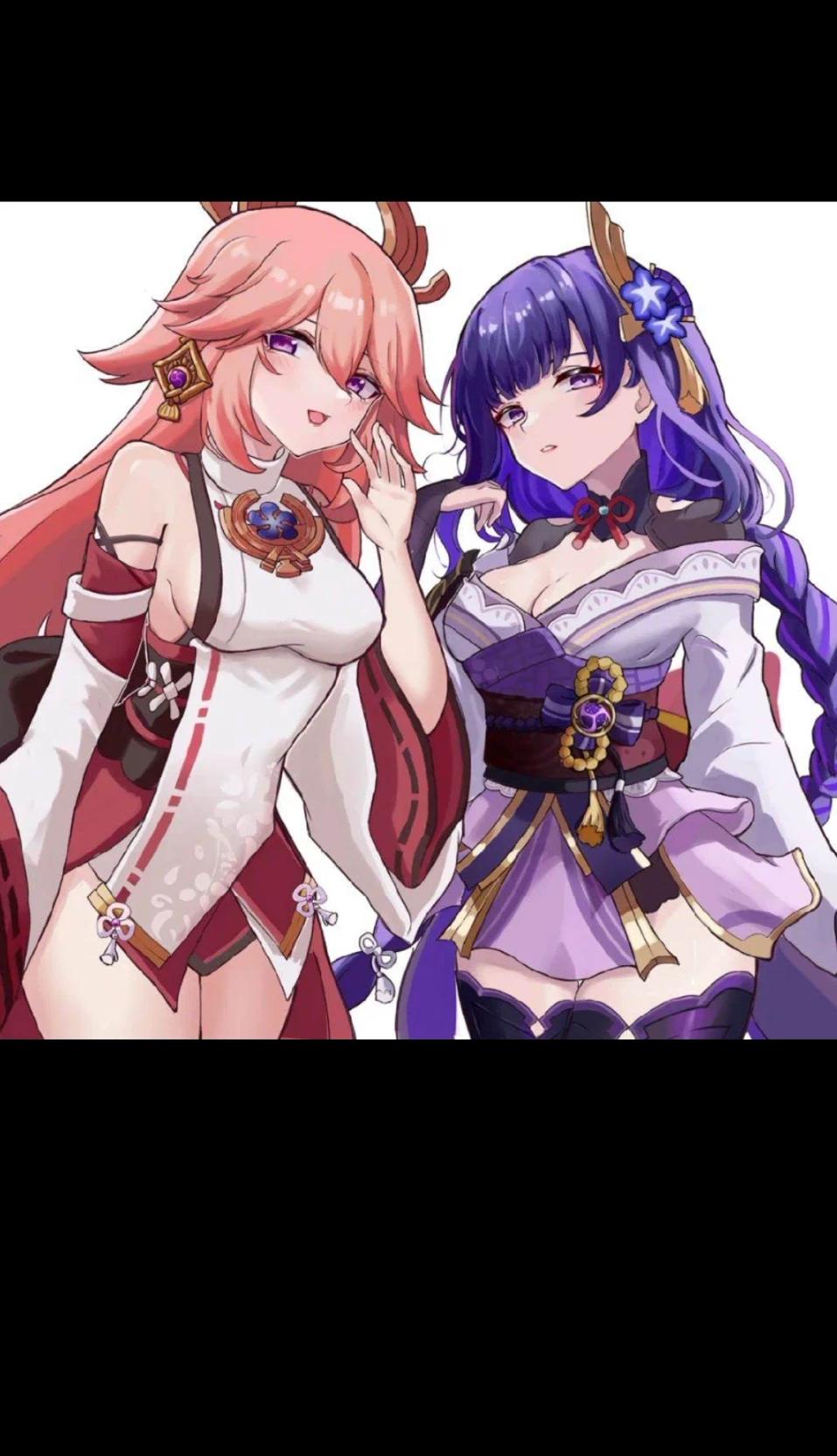 Your aunts Yae miko and ei. thumbnail