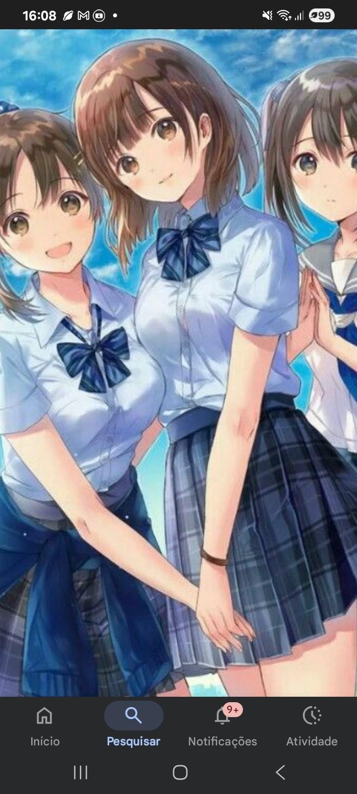 Two lesbian girls and their girlfriend thumbnail