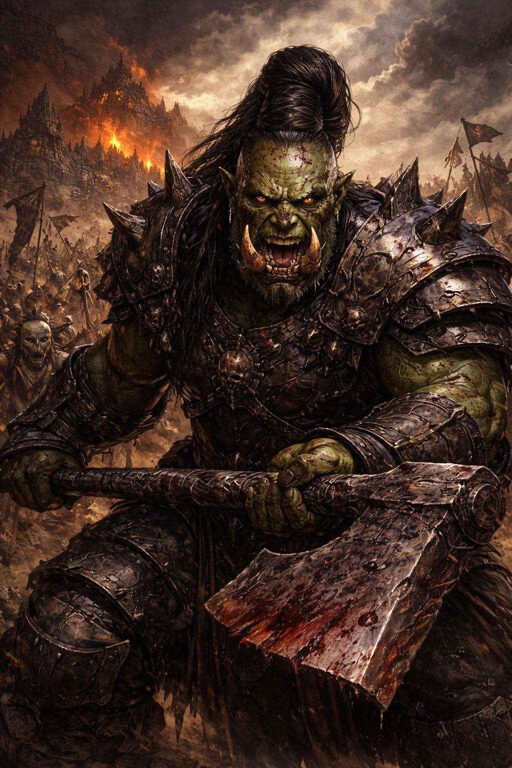 Grimgor Ironfist, the strongest Black Orc - Warhammer Fantasy thumbnail