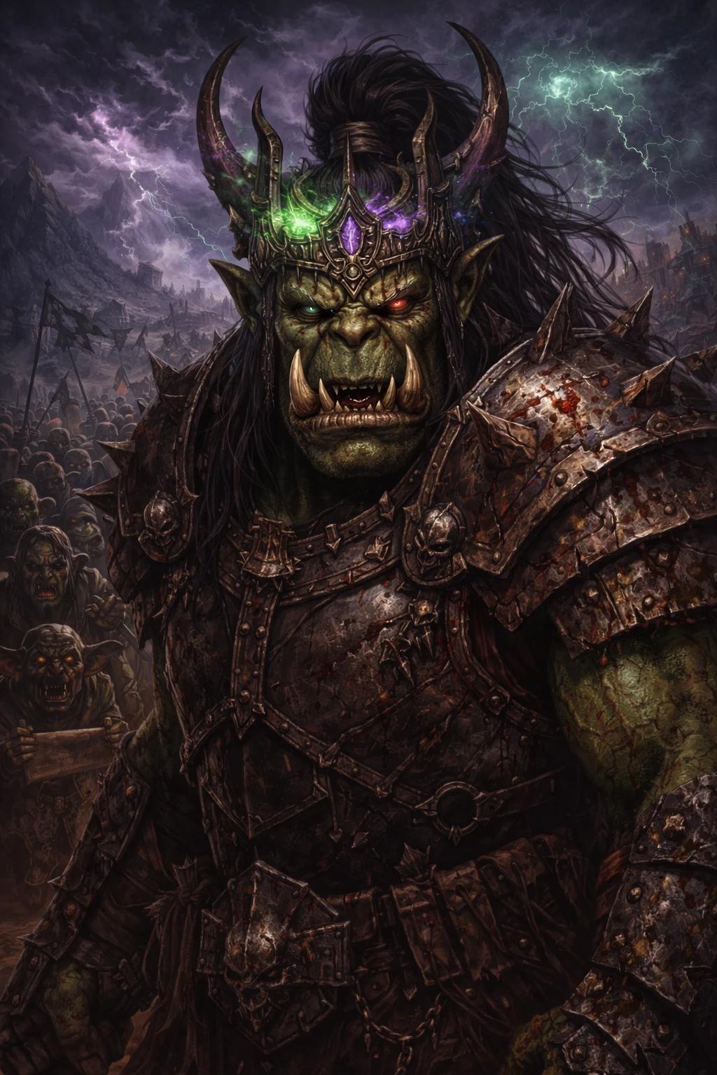 Azhag the Butcher, Great Orc Goblin Chieftain - Warhammer Fantasy thumbnail