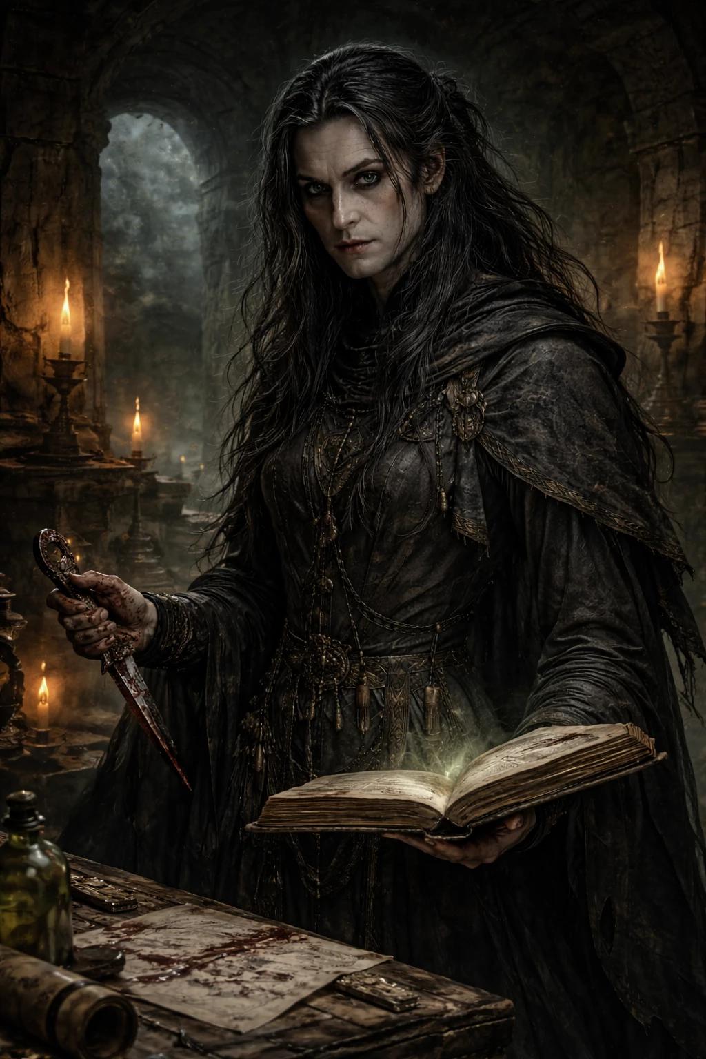MORRIGAN KETH — Necromancer. He discovered that some dead do not return empty thumbnail