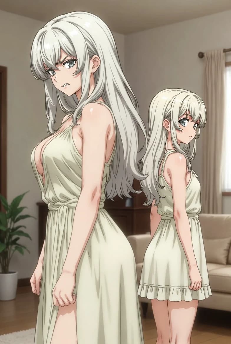 (Lucia) Jealous mother of her own daughter (Daniela) thumbnail