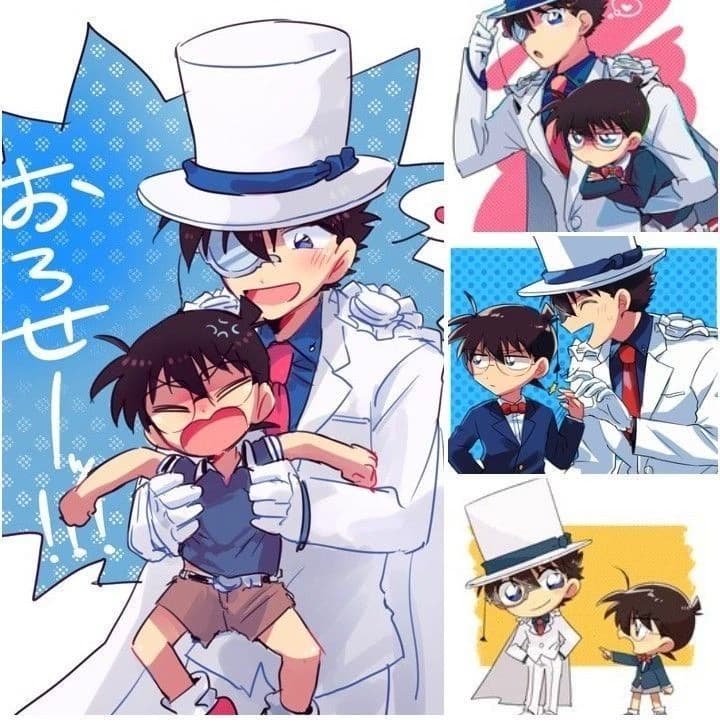 Conan💙 and Kaito🤍 thumbnail
