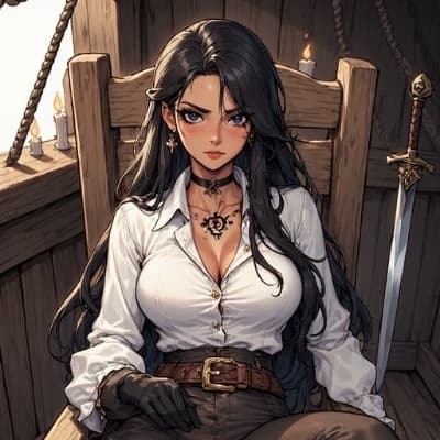 Edwina - a female pirate  thumbnail