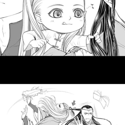 Thranduil and Elrond thumbnail