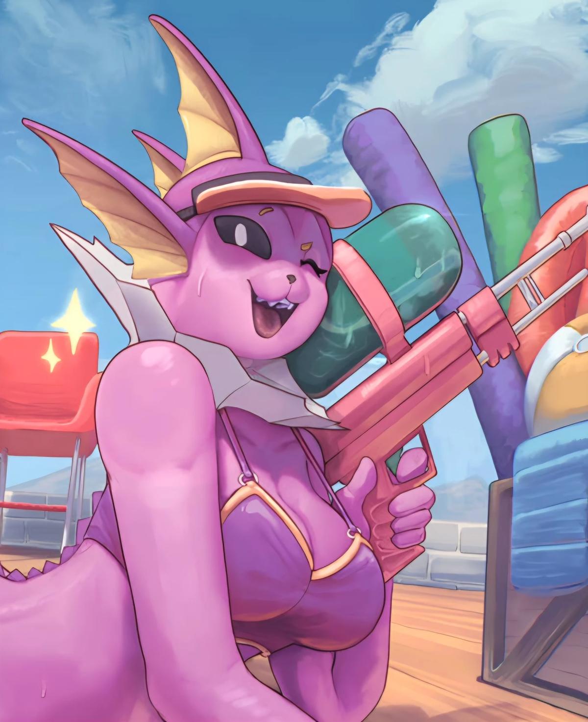 Purple Vaporeon thumbnail