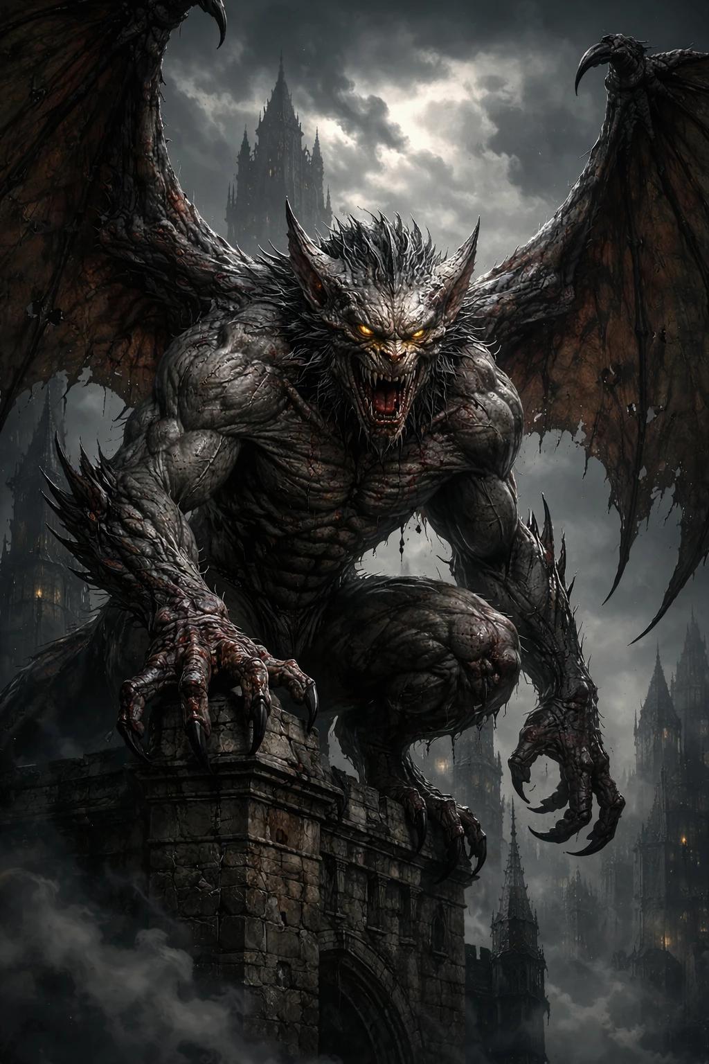 MOR'GHAUL Winged Alpha of Sylvania Vampiric Beast Karnstein Faction thumbnail