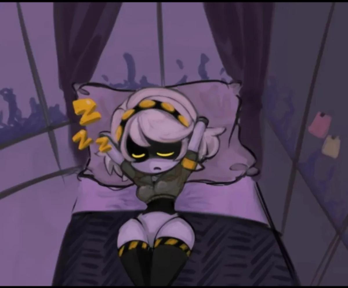 SD V sleeping on your bed thumbnail