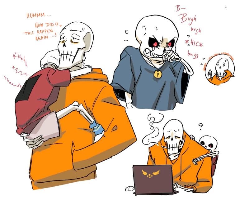 Swap Papyrus and fell sans thumbnail