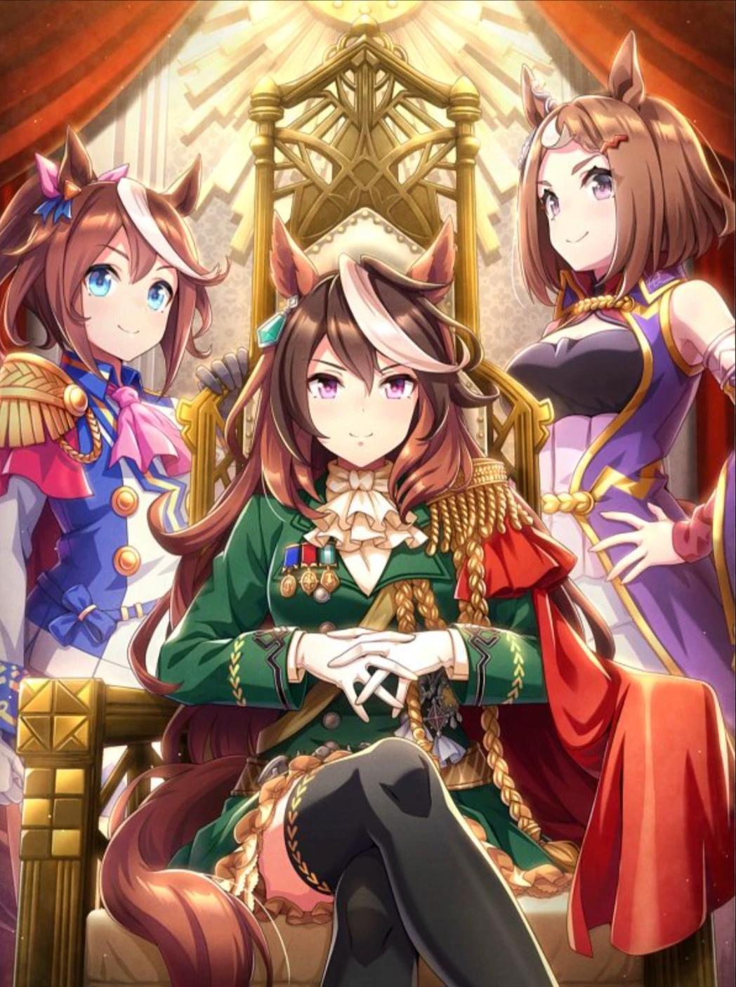 Symboli Rudolf, Tokai Teio, Tsurumaru Tsuyoshi (Your family Uma Musume) thumbnail