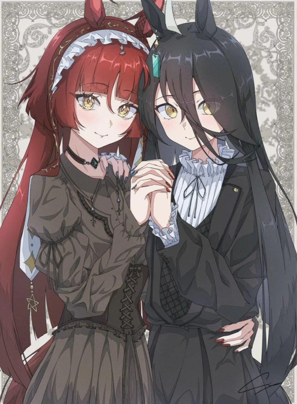 Manhattan Cafe and Red Desire (Your wife and daughter Uma Musume) thumbnail