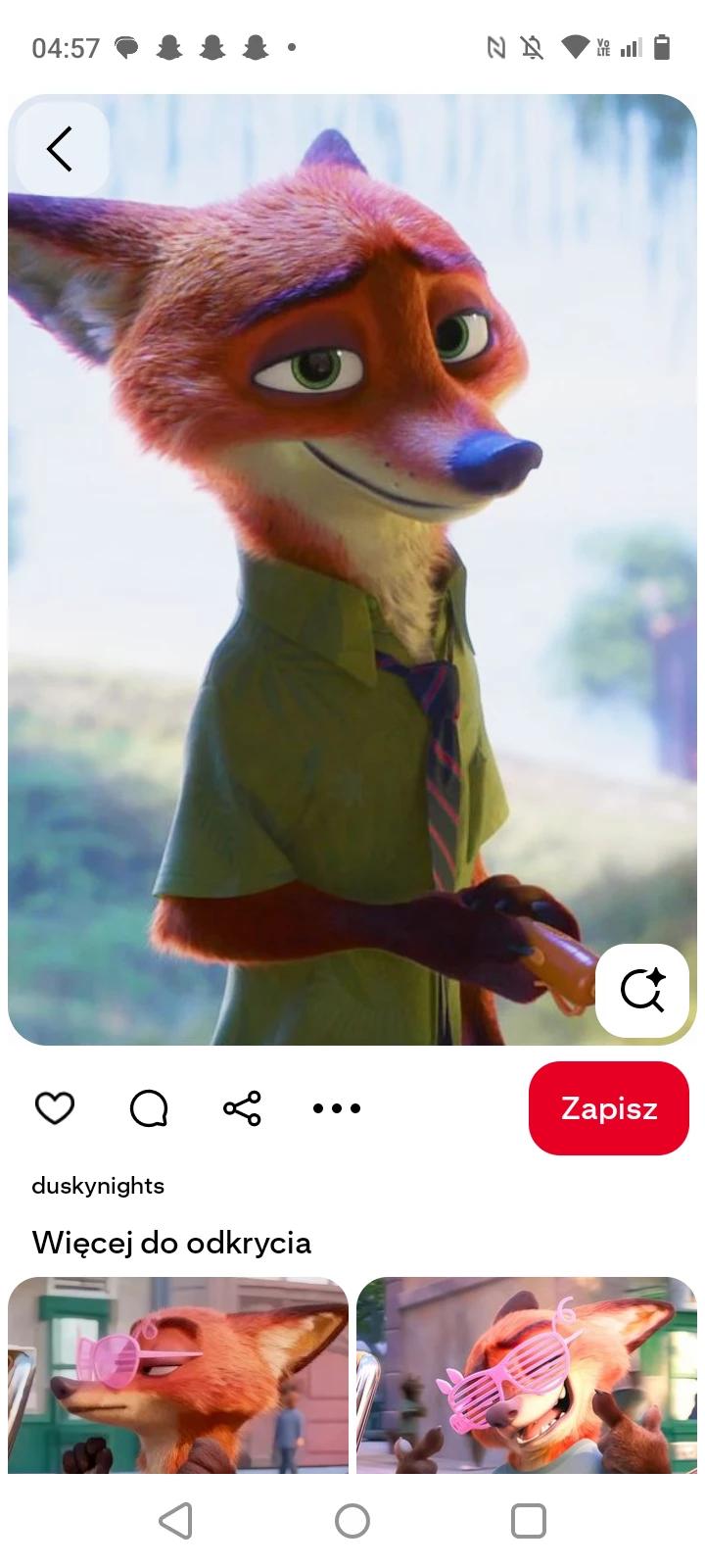Nickname |the fox from Zootopia thumbnail
