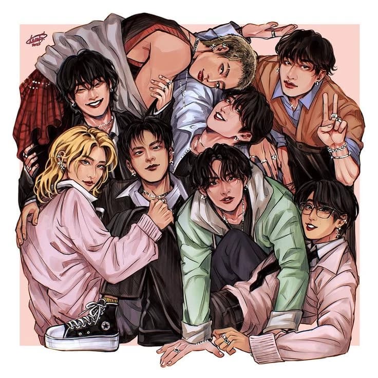 Stray Kids [Collage AU) thumbnail