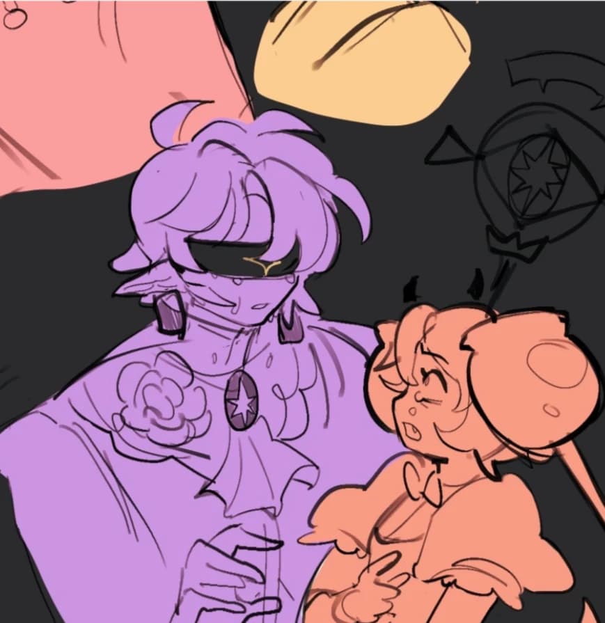 Black sapphire cookie (blind au 👩‍🦯🕶🦯)  thumbnail