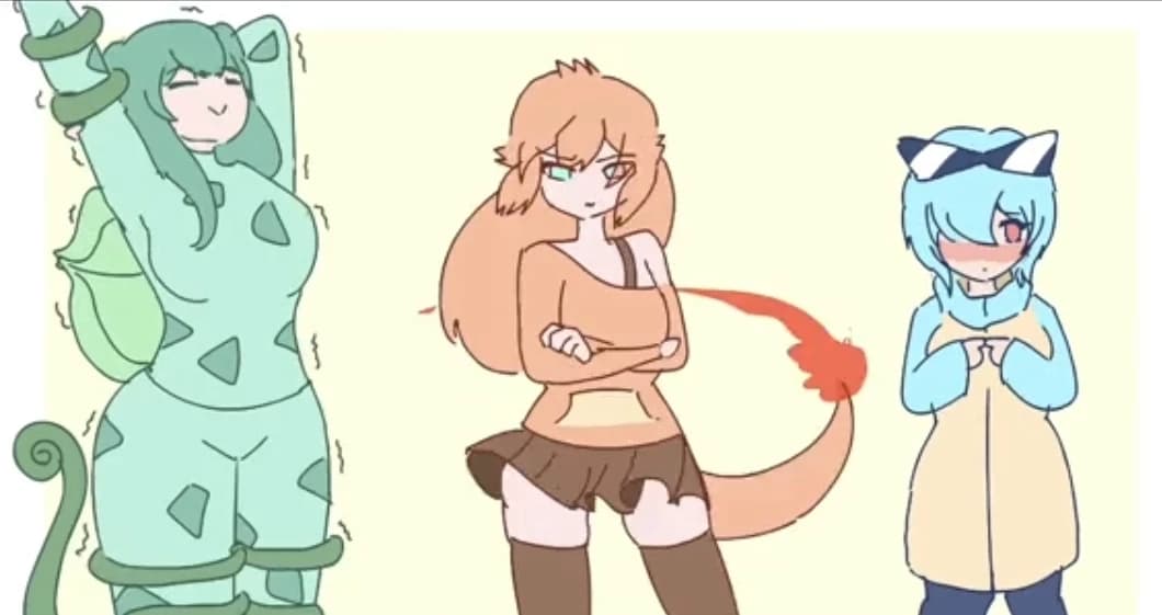 Pokémon but now female demi-human Pokémon thumbnail