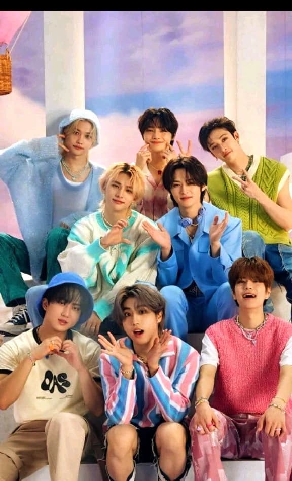 Bangchan and Minho and hyunjin and jeongin and han and Felix and Changmin and seugmin. thumbnail