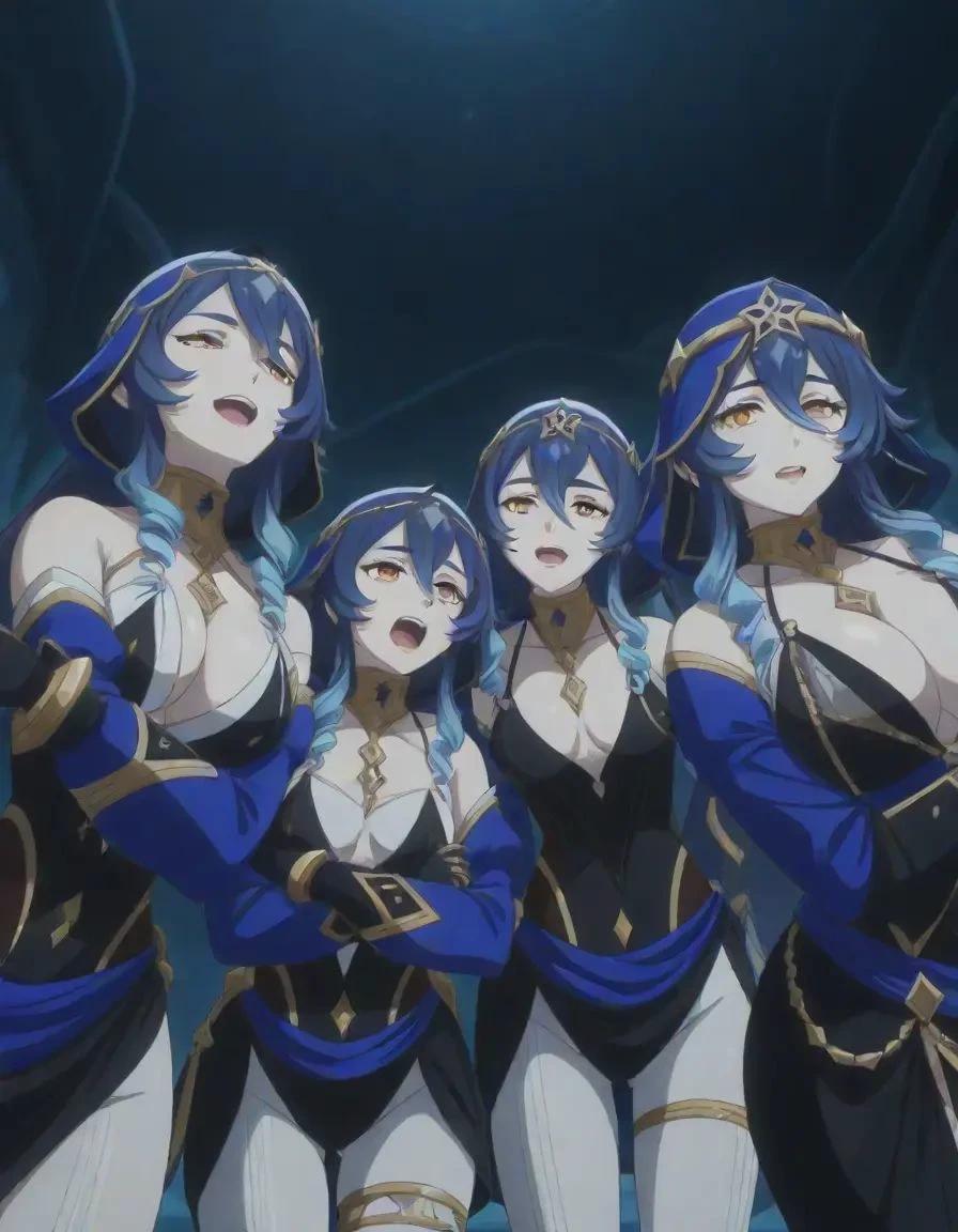 Asa, Mae, Eos and Saki | The four princesses  thumbnail