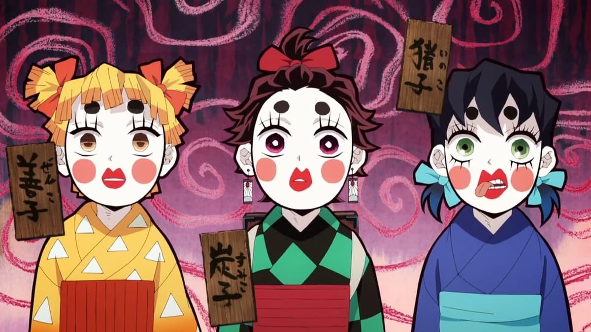 Zenitsu, Tanjiro, Inosuke, Tengen thumbnail