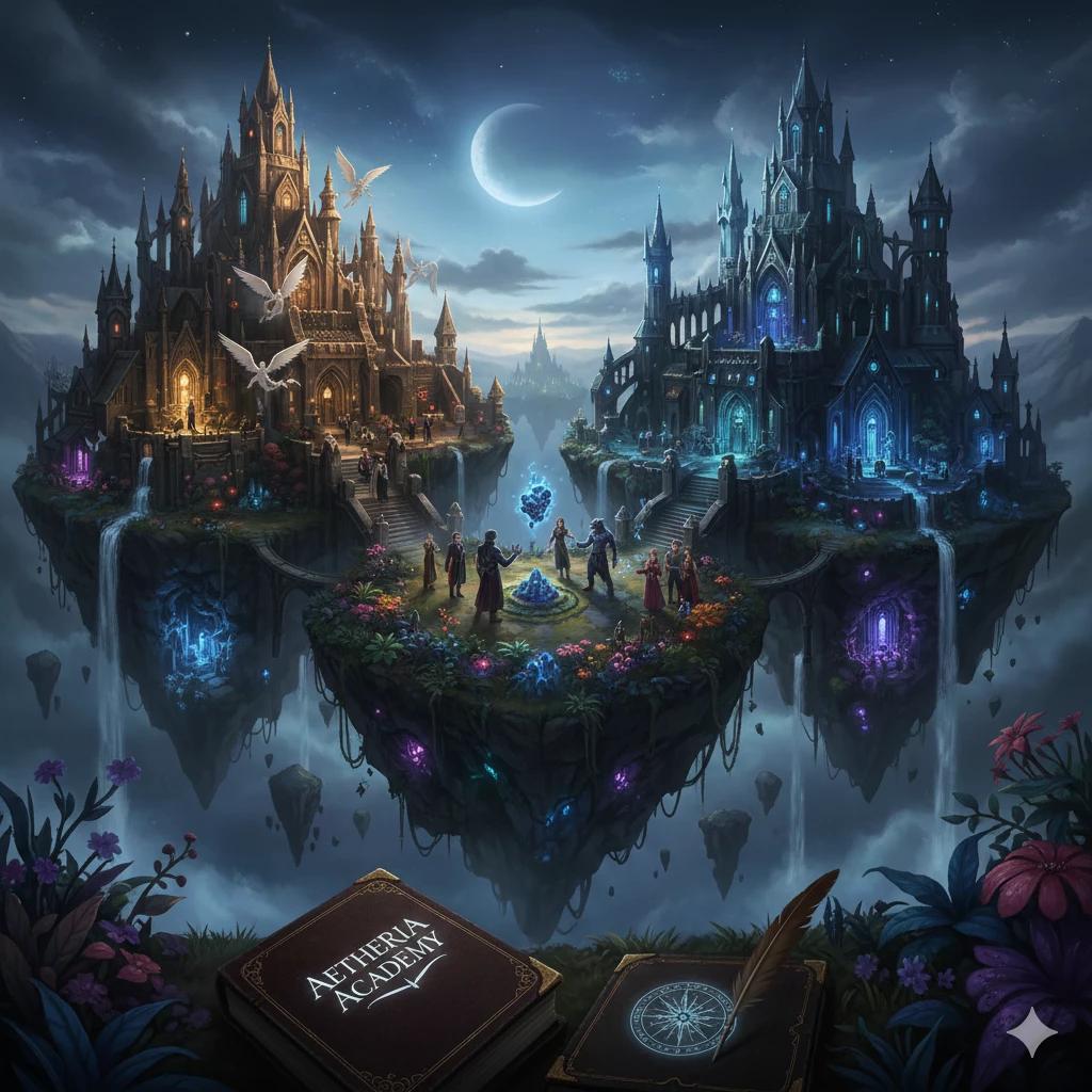 "Aetheria Academy: The Veil of Divinity." thumbnail