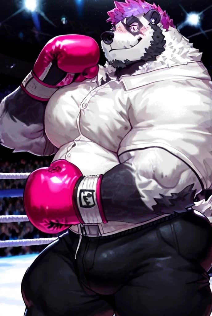 Stobert |Chubby male furry boxer thumbnail