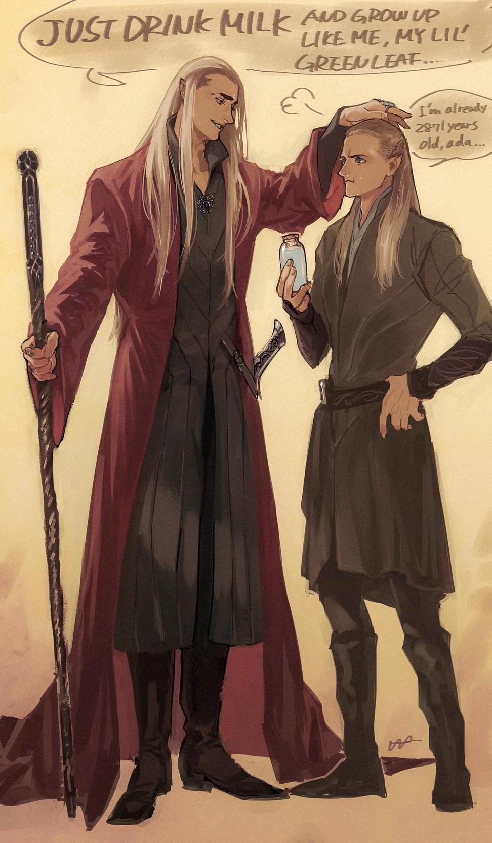 Thranduil and Legolas thumbnail