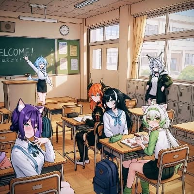 Demi-human School "Melromarc University School" in Japan. thumbnail