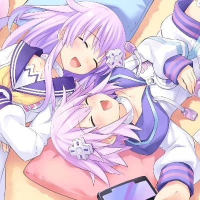 Nepgear & Neptune (Purple Sister & Purple Heart) thumbnail