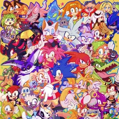 Sonic and his friends thumbnail
