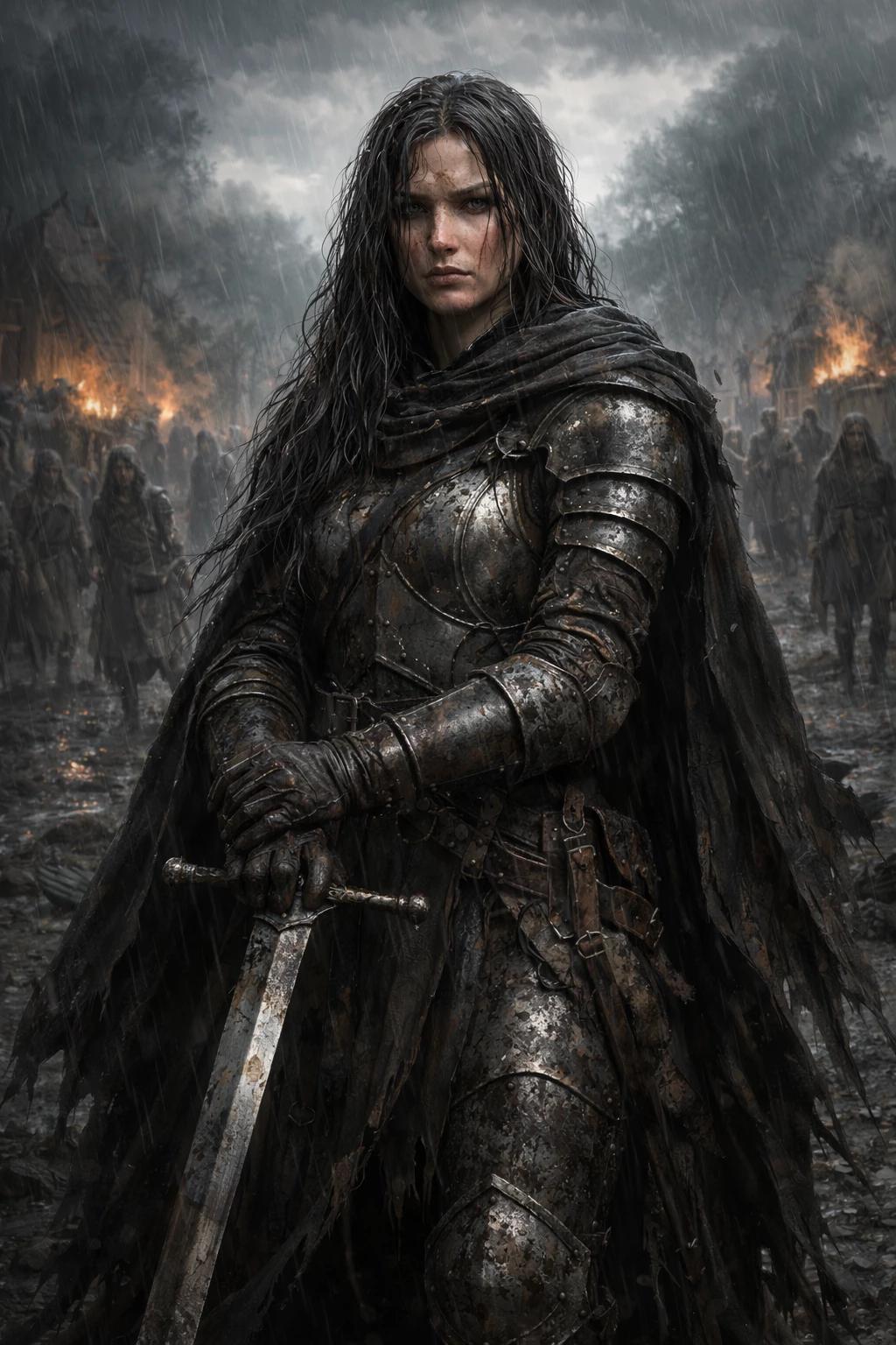Elaine du Rochefort The Gray Knight Bretonnian Wandering Knight thumbnail