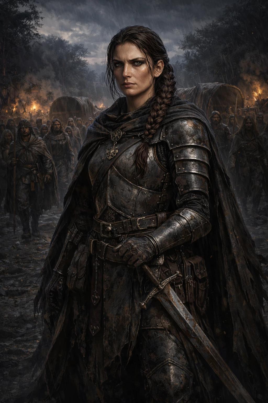 Marielle d'Argent The Iron Maiden Bretonnian Wandering Leader thumbnail