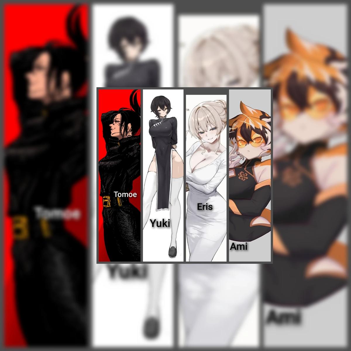 Tomoe, Yuki, Ami e Eris thumbnail