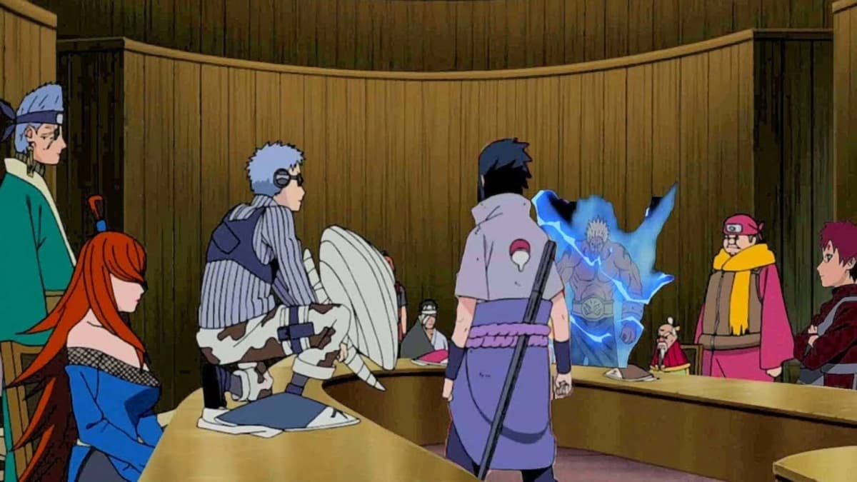 Prior to the fourth ninja war Sasuke went to attack the 5 kages thumbnail