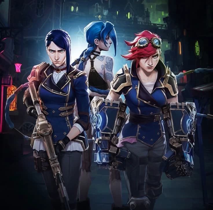 Vi, Caitlyn e Jinx harém safico thumbnail