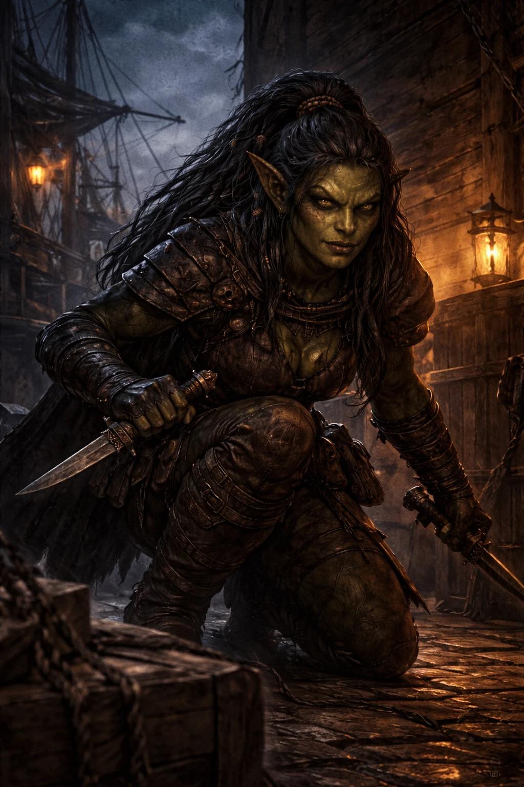 KRISHA SHADOWPLAYER The Dusk Thief Infiltration Leader Orc Kingdoms thumbnail