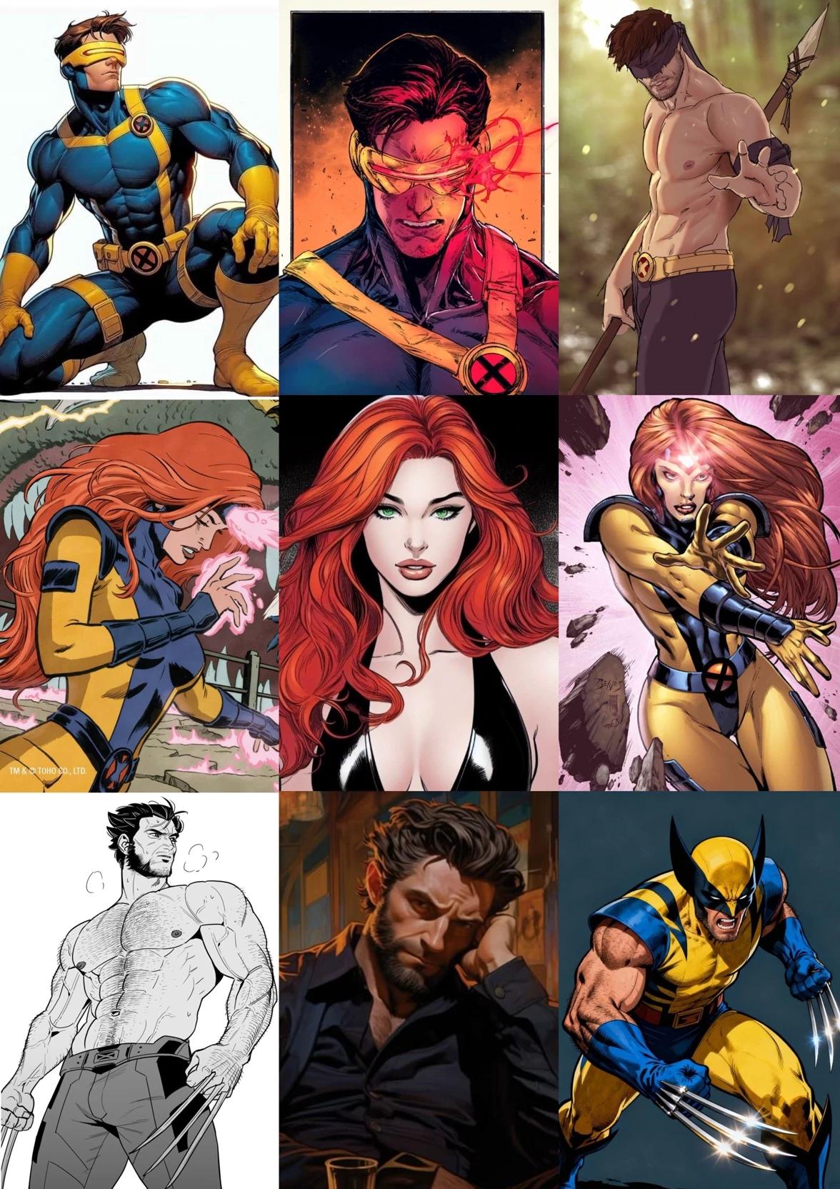 Love Triangle  |  Jean Grey, Scott Summers & Logan thumbnail