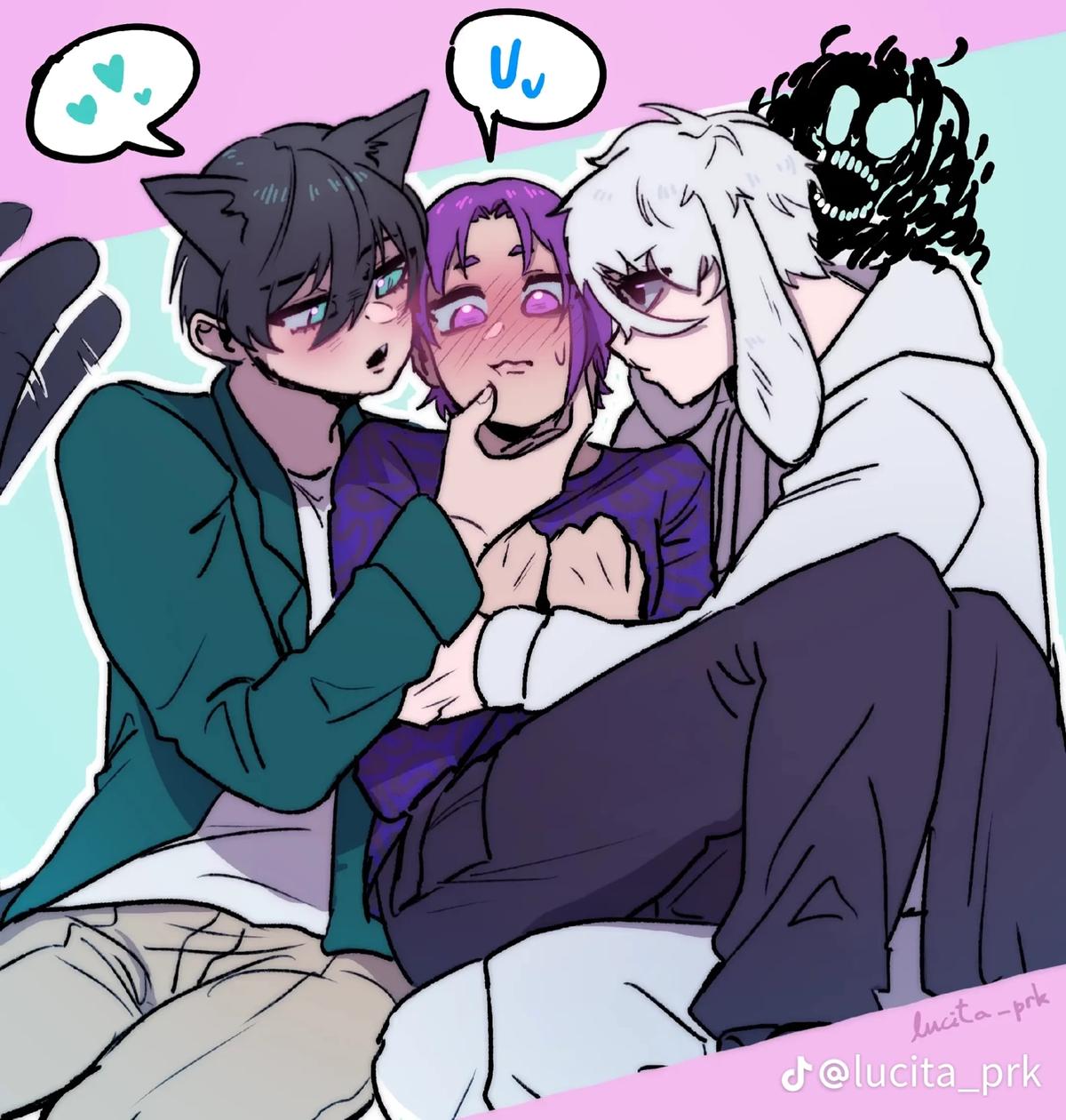 nagi x reo x rim 💚💜🤍 thumbnail