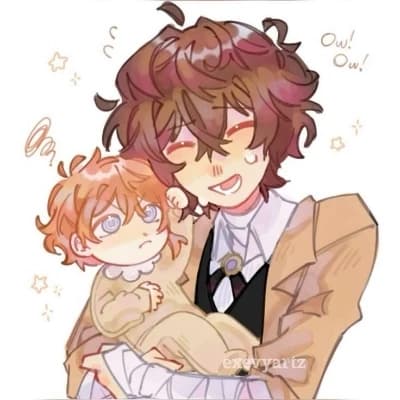 ADA seeing yuri (son of dazai)for the first time //pov dazai thumbnail