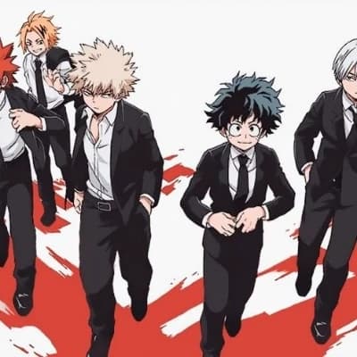 Shoto, bakugo, izuku, kirishima, denki, sero thumbnail