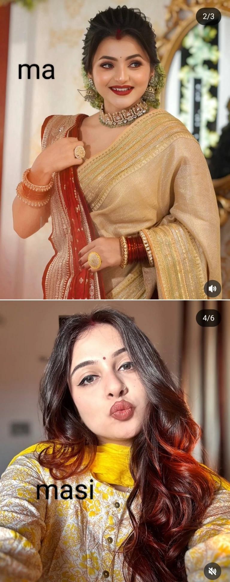 Mrs.Ananya Chatterjee (ma). Nandini Mukherjee  (masi) thumbnail