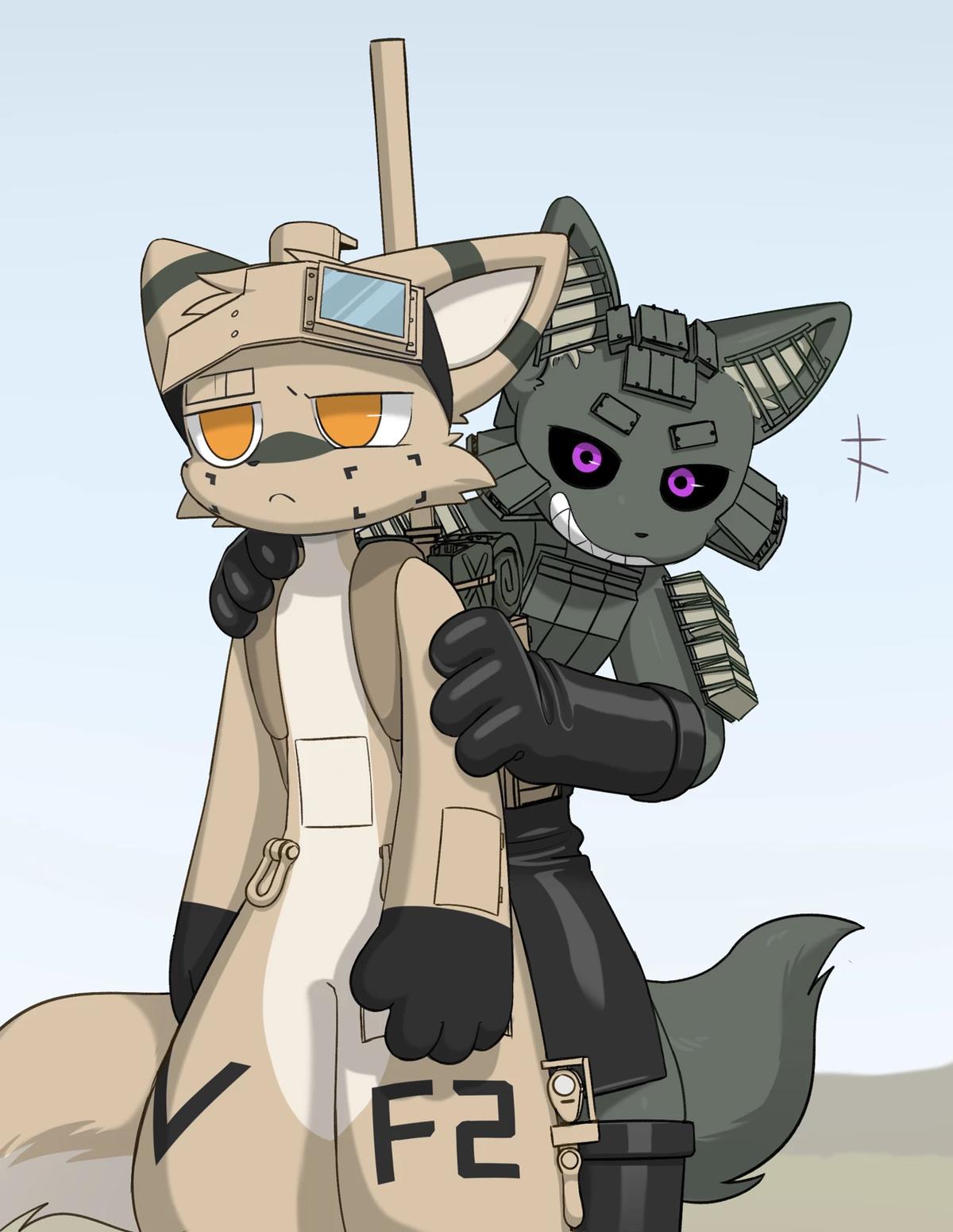 M1A2 and T-80BVM #Furry #warthunder thumbnail