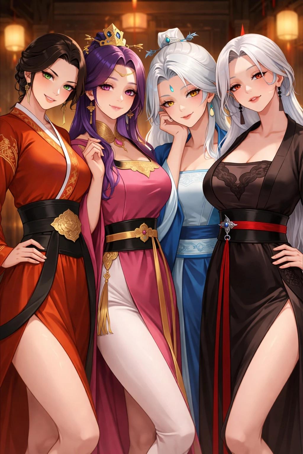 The four concubines thumbnail