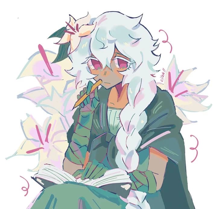 White lily cookie! thumbnail