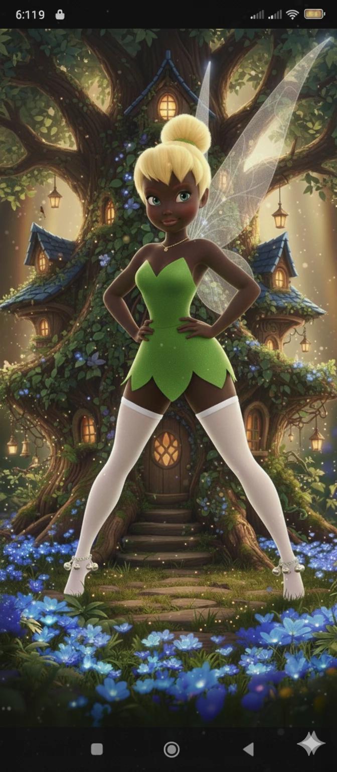Tinkerbell and the magic of the garden🌿🍄 thumbnail