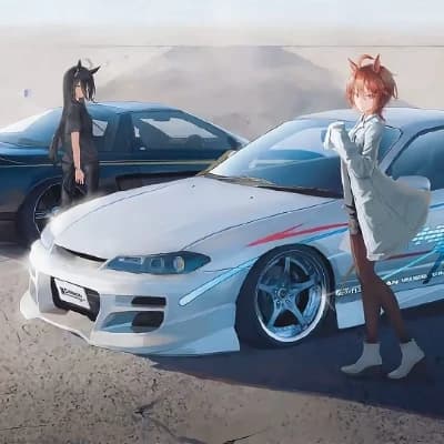 Agnes Tachyon and Manhattan Cafe as drifters thumbnail