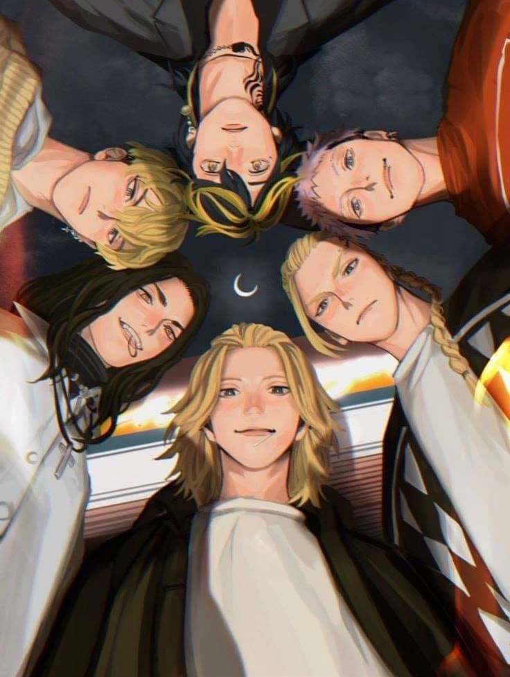 Draken, Mikey, Baji, Chifuyu, Sayuri thumbnail